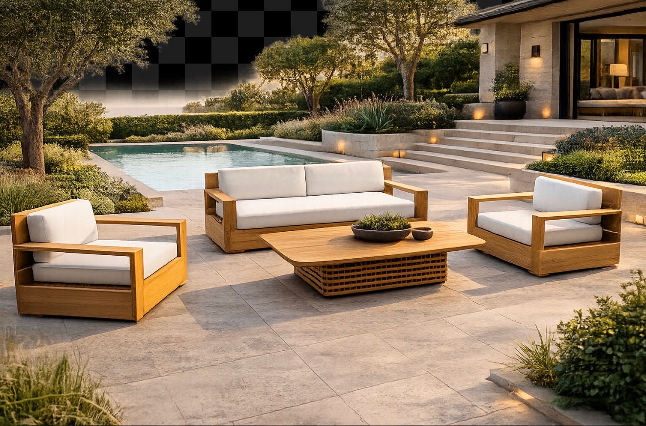 Restoration Hardware Marbella Outdoor Set