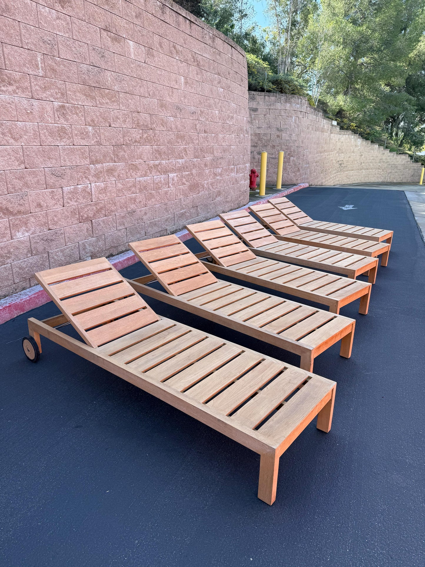 Restoration Hardware Aegean Pool Chaises