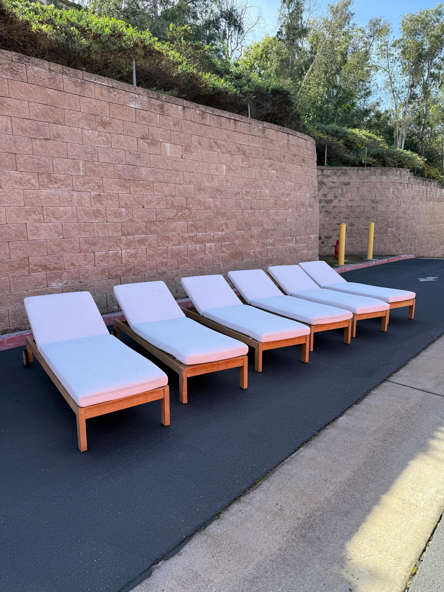 Restoration Hardware Aegean Pool Chaises