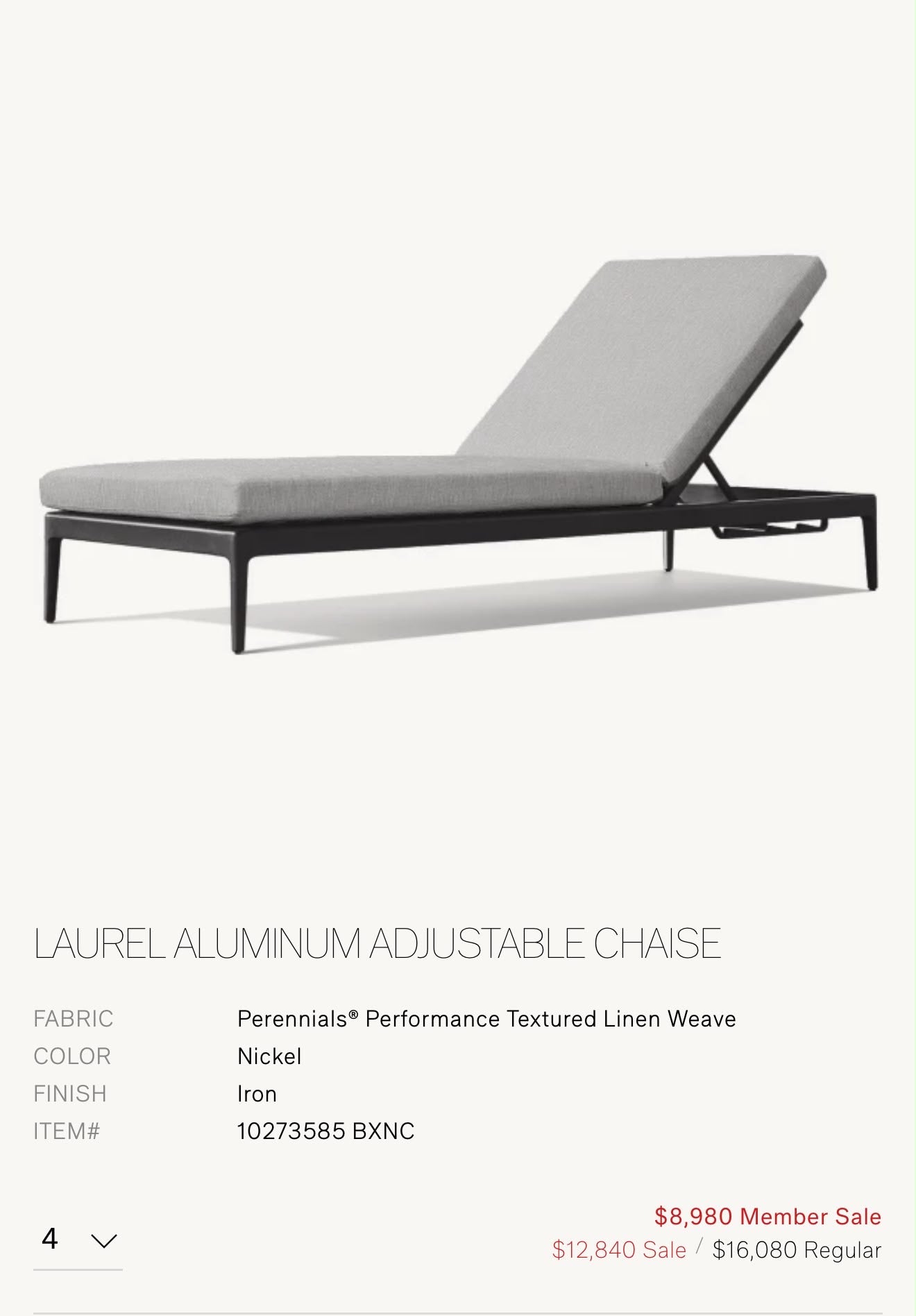 RH Pool Loungers