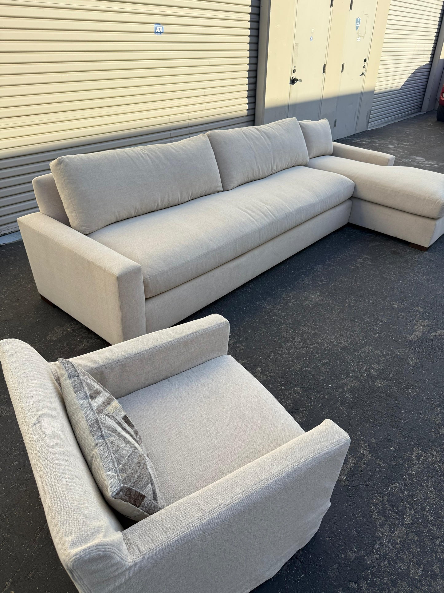 Restoration Hardware Maxwell Sectional & Chair