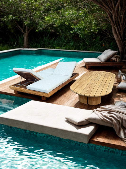 RH Maya Daybed and Table